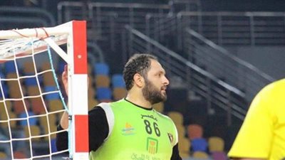 إصابة هادي رفعت حارس منتخب اليد بقطع في وتر أكيلس