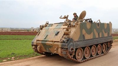 تركيا توفر غطاء مدفعيا لتأمين تقدم العناصر الإرهابية فى إدلب