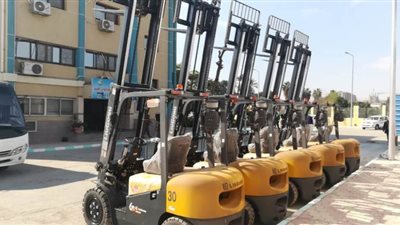 5 أوناش جديدة بمياه أسيوط لتدعيم الأسطول الميكانيكى