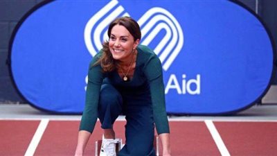 كيت ميدلتون تكسر القواعد الملكية وتشارك في سباق جري| فيديو وصور