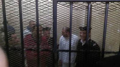 الصور الأولى لجلسة الحكم بإعدام المتهم في مذبحة كفر الدوار