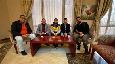 عضو المصري البورسعيدي يزور بعثة 