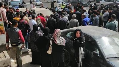 لحظة انتحار شاب من الطابق التاسع في شارع فيصل | فيديو