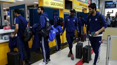 بيراميدز يغادر فندق الإقامة لخوض أول تدريباته في لوساكا استعدادا لزاناكو