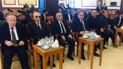 وزير الدفاع وزكريا عزمي وفتحي سرور وحسين فهمي في عزاء مبارك | فيديو