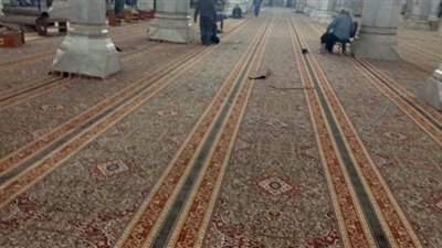 مواطن يتبرع بـ1.5 مليون جنيه لتغيير سجاد مسجد السيد البدوى بطنطا | صور