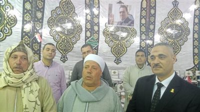 وفاة مبارك.. عزاء شعبى للرئيس الأسبق ببني سويف| فيديو