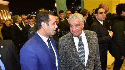 زاهي حواس ودينا ومحمد بركات وحمدي السيد في عزاء مبارك| فيديو