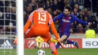 كورتوا يقلل من ميسي قبل الكلاسيكو.. وبرشلونة يرد
