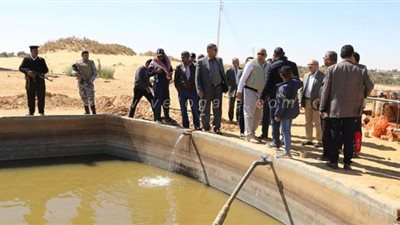 اقامة مشروع استزراع سمكى على مساحة 10 أفدنة بالوادى الجديد | صور