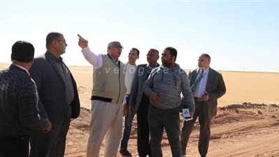 تنفيذ مشروع زراعي على مساحة 1600 فدان الوادى الجديد | صور