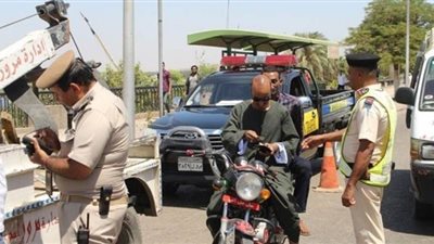 مرور المنيا يحرر 4549 مخالفة سير