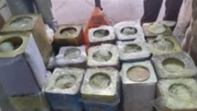 ضبط 1.5 طن جبنة فاسدة داخل مصنع في طنطا