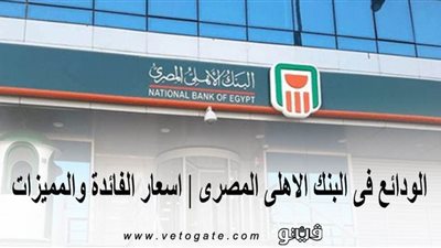 الودائع في البنك الأهلي المصري | أسعار الفائدة والمميزات&#160;