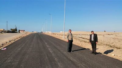 الانتهاء من رصف طريق التلول المرسي ببئر العبد بتكلفة ٧ ملايين جنيه | صور