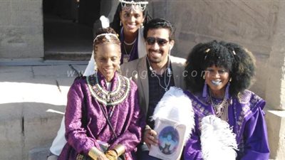 وفد أمريكى ينتهى من تصوير فيلم تسجيلي في أسوان | صور