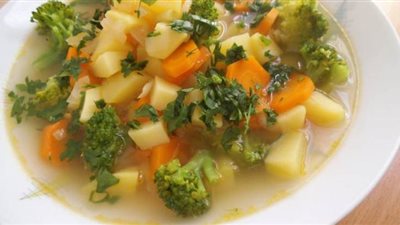 طريقة عمل شوربة الخضار