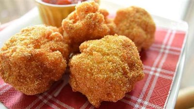 طريقة عمل القرنبيط بالبقسماط بدون قلي