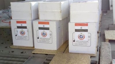 أول صور لهدية مصر للشعب الصيني لمكافحة فيروس كورونا