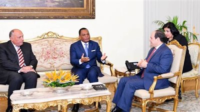 السيسي يستقبل وزيري خارجية البحرين والكونغو.. يؤكد ارتباط أمن الخليج بالأمن القومي المصري.. ويشدد على التعاون مع الكونغو