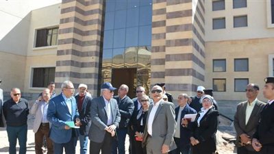 محافظ جنوب سيناء يتفقد الأعمال الإنشائية لجامعة الملك سلمان| صور
