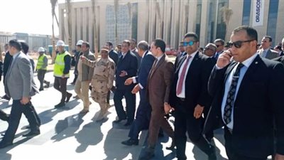 رئيس مجلس الدولة يزور العاصمة الإدارية الجديدة