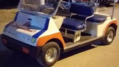 مستشفى طنطا الجامعي تستعين بسيارة إسعاف جولف لسهولة نقل المرضى | صور