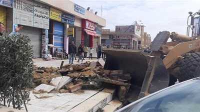 شن حملة لإزالة التعديات وغلق وتشميع المحال المخالفة بالمدينة بحدائق أكتوبر | صور