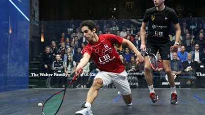 تأهل علي فرج لنهائي بطولة ويندي سيتي للإسكواش بأمريكا