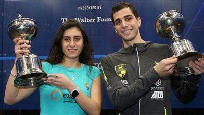 علي فرج ونور الشربيني يتوجان ببطولة ويندي سيتي للإسكواش | صور