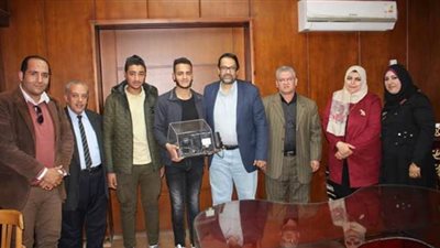 وكيل تعليم الغربية يستقبل الطلاب الموهوبين بالإدارات| صور