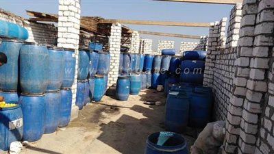 ضبط ١١١١ طن مخلل وملح  فاسدة داخل معامل بالغربية | صور