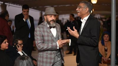 عمرو عبد الجليل بعد تكريمه بـ