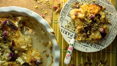 طريقة عمل أم علي بالتمر والبهارات