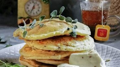 وصفة بان كيك الزعتر بالجبنة
