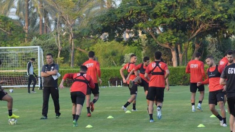 جانب من تدريبات المنتخب