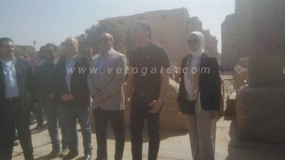 وزراء الصحة والآثار والطيران يصلون معبد الكرنك للوقوف على تطورات بؤرة كورونا