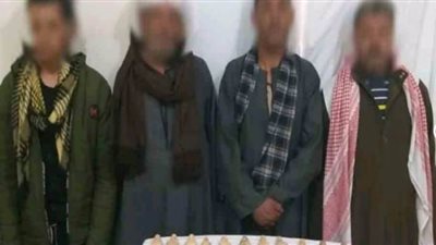 ضبط أربعة أشخاص بحوزتهم 108 قطع أثرية فى المنيا 