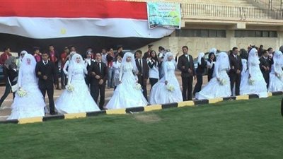محافظة الجيزة تنظم حفل زفاف جماعى لـ 30 عروسة يتيمة