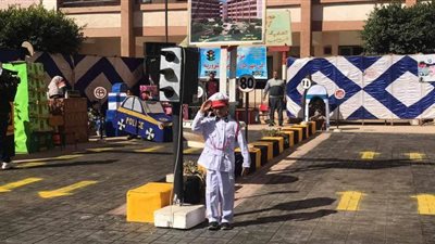 مدرسة الشهيد عبد المنعم مندور أول بنها في مسابقة المدينة المرورية