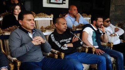 الجهاز الفني للمنتخب الوطني يتابع مباراة بيراميدز وزاناكو الزامبي 
