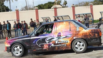 استاد الإسكندرية يستضيف أول سباق للسيارات