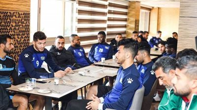 مجلس المصري يحفز لاعبيه لحصد لقب الكونفدرالية | صور