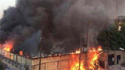 حريق داخل مبنى حكومي في وسط العاصمة العراقية بغداد