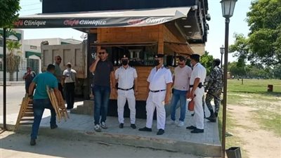 ضبط ٦ حالات إشغال بطريق الإسماعيلية الدائري | صور