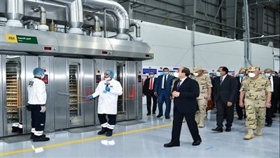  20 صورة ترصد افتتاح الرئيس السيسي المدينة الصناعية 