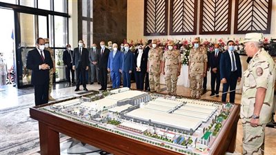 شاهد.. السيسي يفتتح مدينة 
