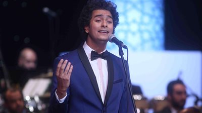محمد محسن فى حفل فنى جديد على مسرح النافورة بالأوبرا