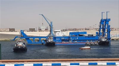 بث مباشر.. حفل تدشين الكراكة حسين طنطاوي بقناة السويس