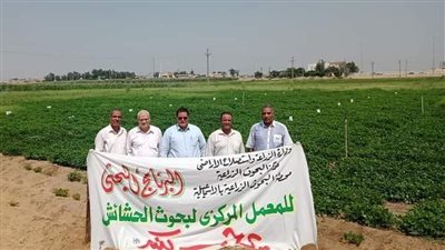 وفد من المعمل المركزى لبحوث الحشائش يزور محطة البحوث الزراعية بالإسماعيلية | صور